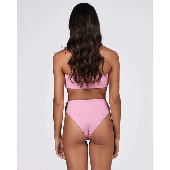 NWT Charlie Holiday PAROS BRIEF in Punch‎ Pink Size Small - Picture 3 of 10